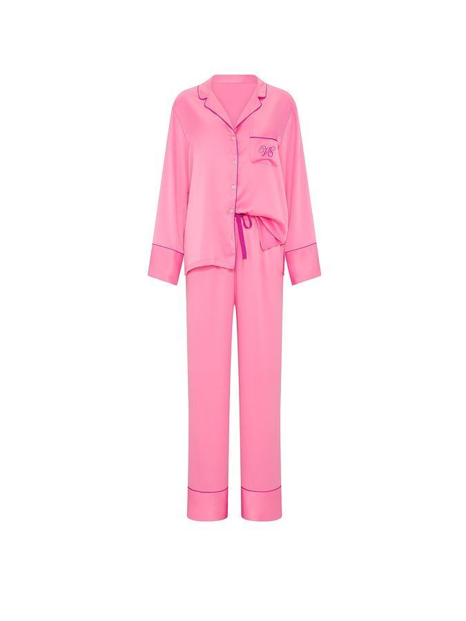 Атласна піжама з штанами Signature Satin Long Victoria's Secret
