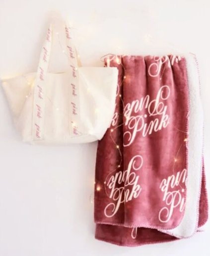 Плед Plush Fleece Blanket 127*152см Victoria's Secret