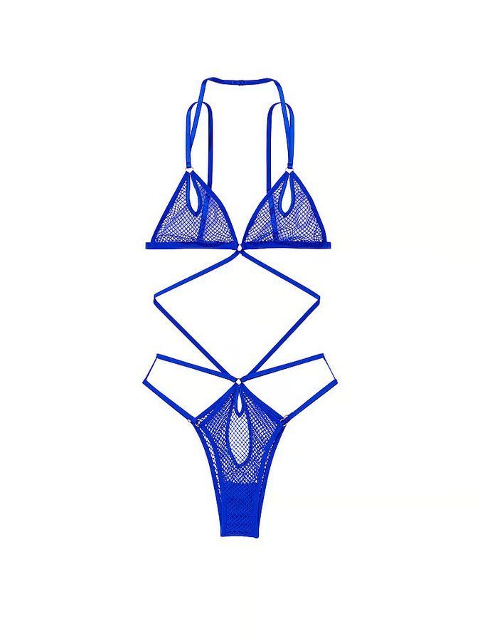 Боді із сіточки Strappy Naked Teddy Victoria's Secret