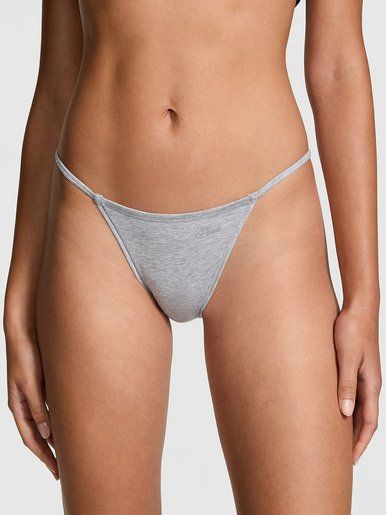 Хлопковые трусики бикини String Bikini Victoria's Secret