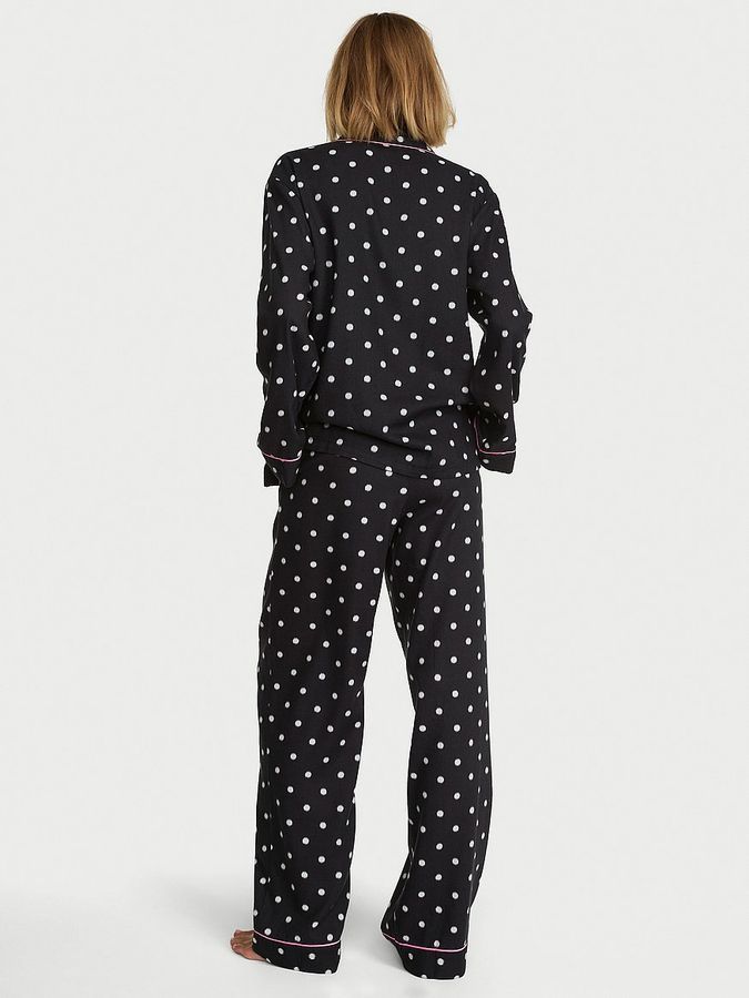 Атласна піжама з штанами Glazed Satin Long PJ Set Victoria's Secret