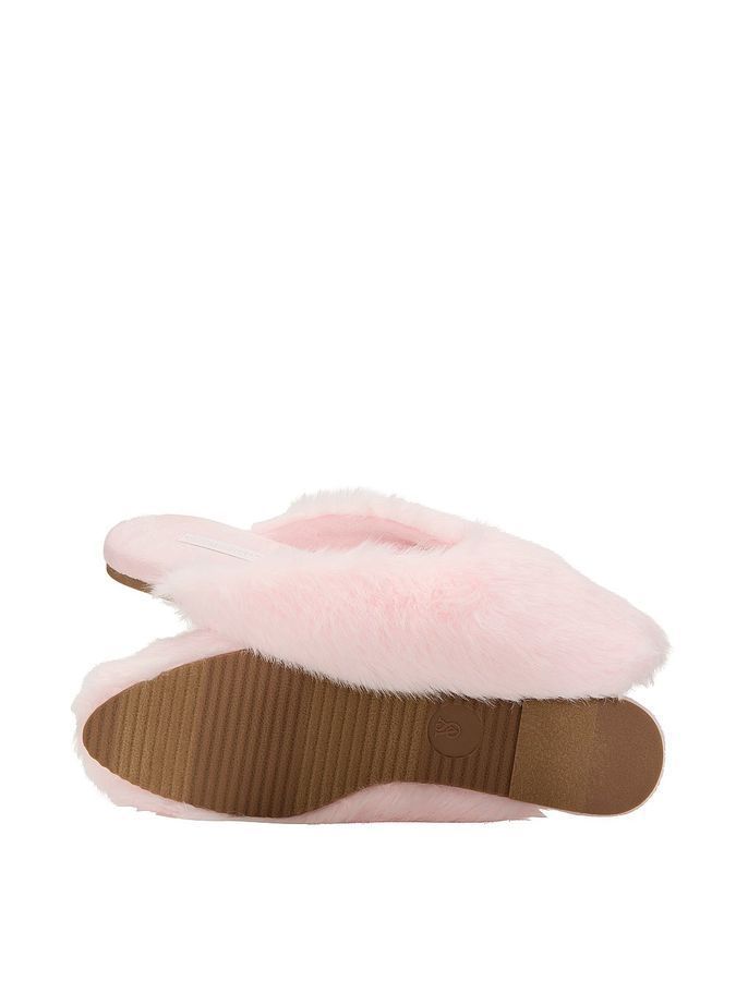 Тапочки Faux Fur Slippers PINK