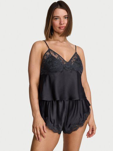 Атласний комплект Cami & Flutter Shorts Set Victoria's Secret