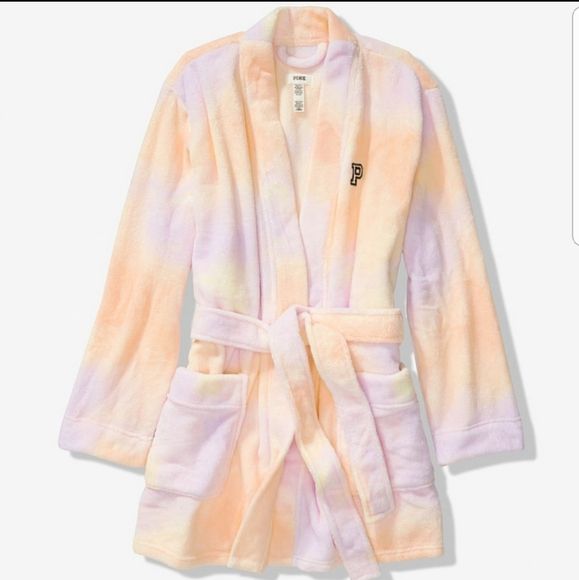 Флісовий халат Cozy Plush Teddy Robe Pink PINK