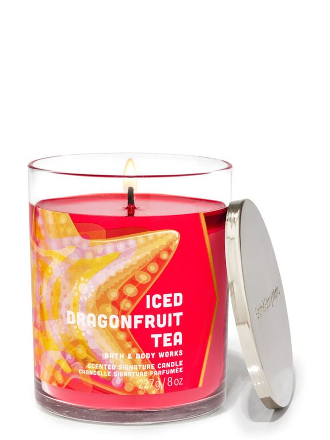 Аромасвіча Iced Dragonfruit tea 198g Bath & Body Works