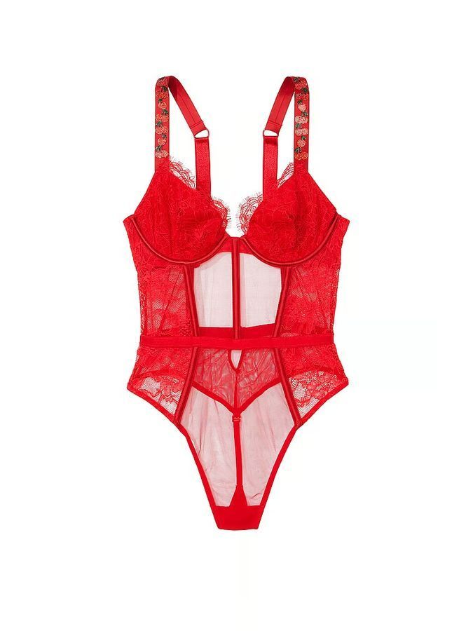 Боді з чашечками Shine Cherry Teddy Very Sexy Victoria's Secret