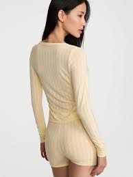 Топ Long-Sleeve Henley SoSoft&trade; Modal Victoria's Secret