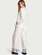 Атласна піжама з штанами Satin Long Pj Set Victoria's Secret - 2
