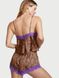 Шелковый комплект для сна Cropped Silk & Lace Cami Set Victoria's Secret - 2