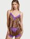 Шелковый комплект для сна Cropped Silk & Lace Cami Set Victoria's Secret - 1