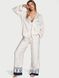 Атласна піжама з штанами Satin Long Pj Set Victoria's Secret - 1