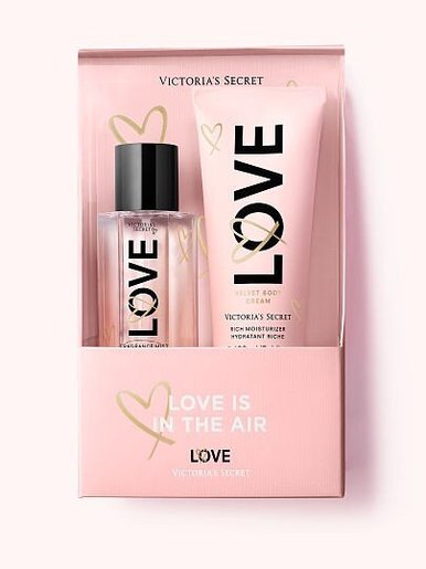 Подарочный набор из спрея и лосьона Love Victoria's Secret