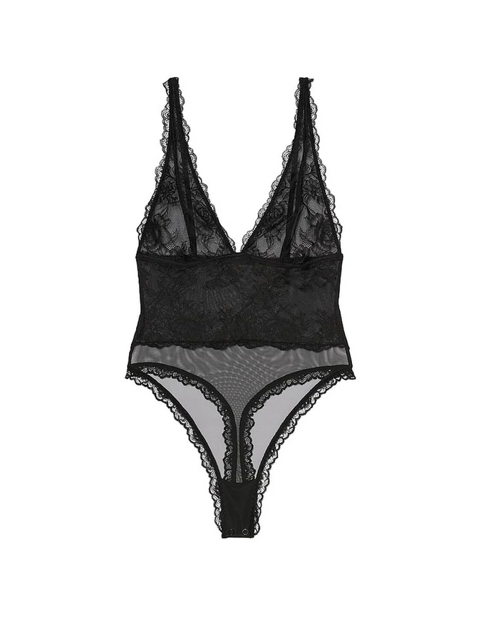 Боді Sheer Rose Plunge Victoria's Secret
