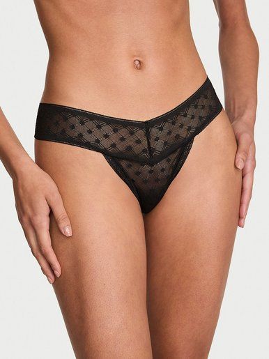 Трусики тонг Dot Geo Lace The Lacie Victoria's Secret