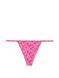 Хлопковые трусики тонг V-string Victoria's Secret - 1