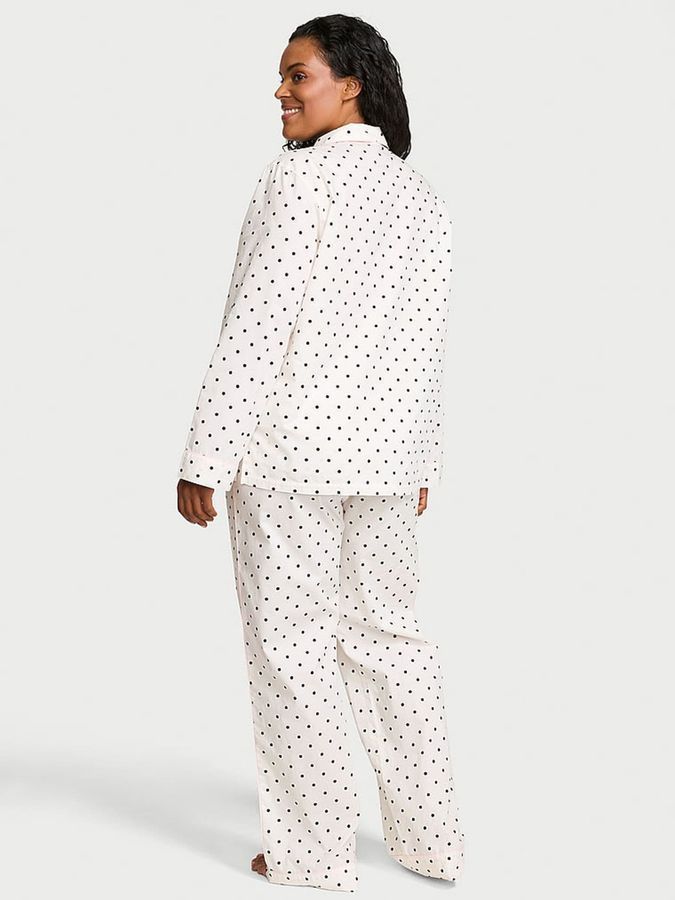 Хлопковая пижама с штанами Heritage Cotton Long PjSet Victoria's Secret