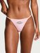 Хлопковые трусики тонг V-string Victoria's Secret - 3