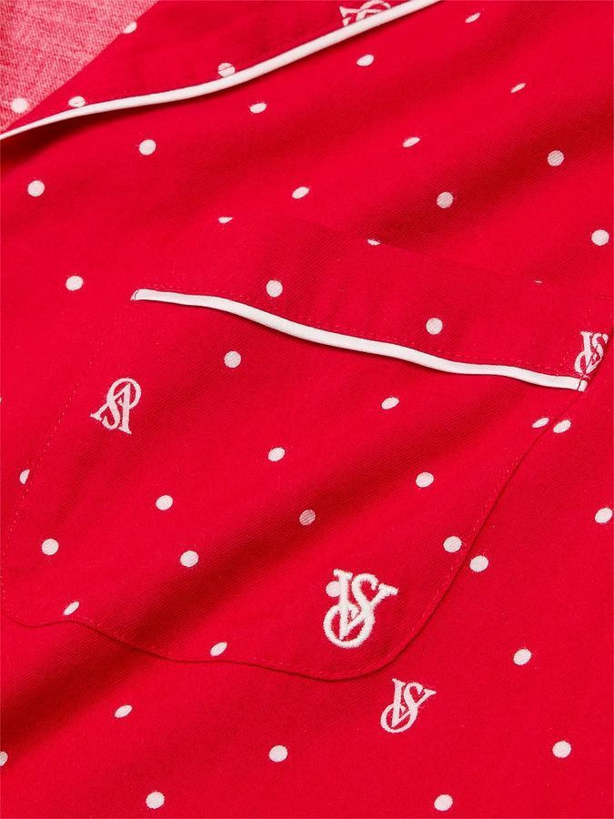 Піжама з штанами Flannel Long PJ Set Victoria's Secret