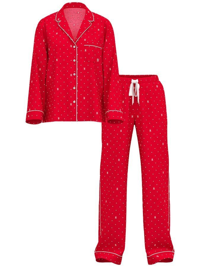 Піжама з штанами Flannel Long PJ Set Victoria's Secret