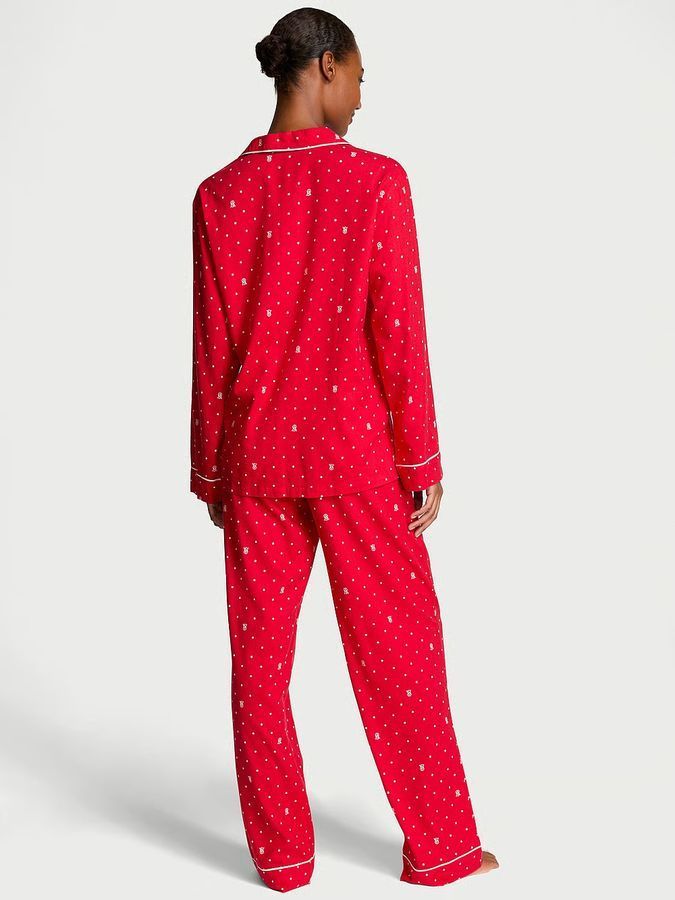Піжама з штанами Flannel Long PJ Set Victoria's Secret
