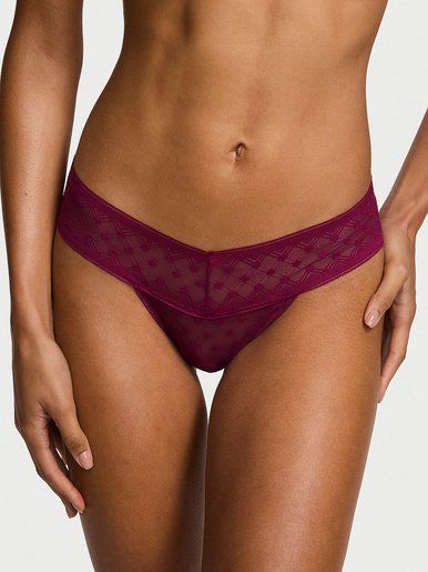 Трусики тонг Dot Geo Lace The Lacie Victoria's Secret