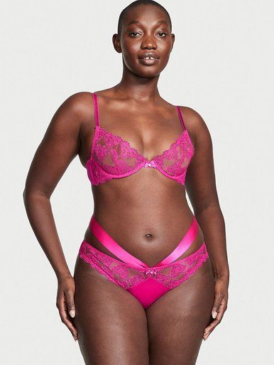 Трусики чікіні Heart Embroidery Dream Angels Victoria's Secret