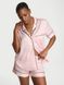 Атласна піжама з шортами Glazed Satin Short PjSet Victoria's Secret - 1