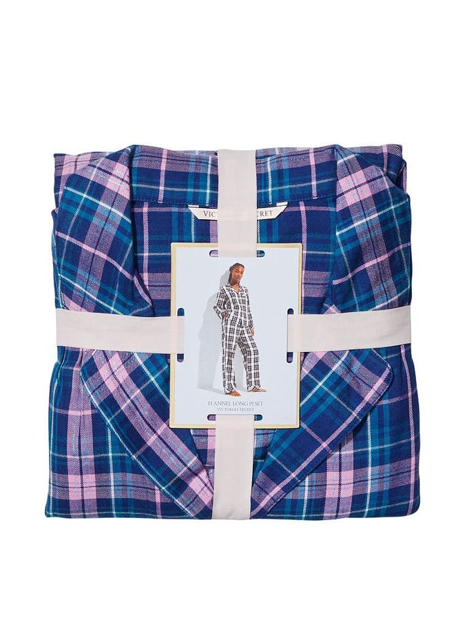 Піжама з штанами Flannel Long PJ Set Victoria's Secret