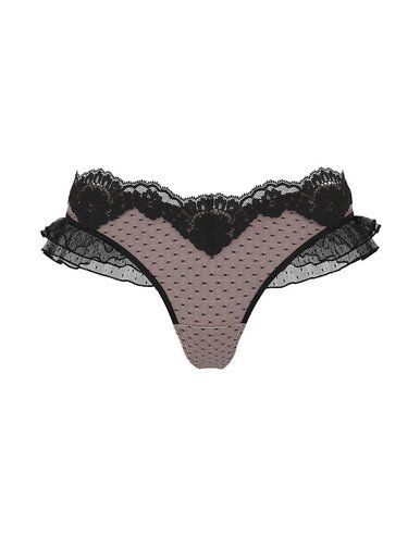 Трусики тонг Heritage Dot Mesh Victoria's Secret