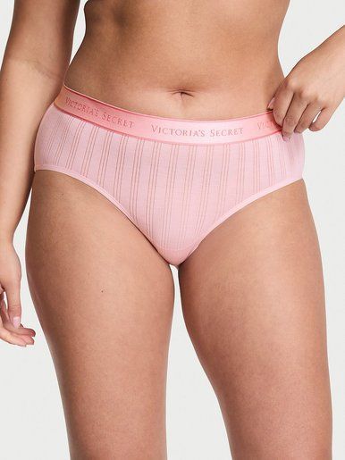 Бавовняні трусики хіпхагер Modal Logo Victoria's Secret