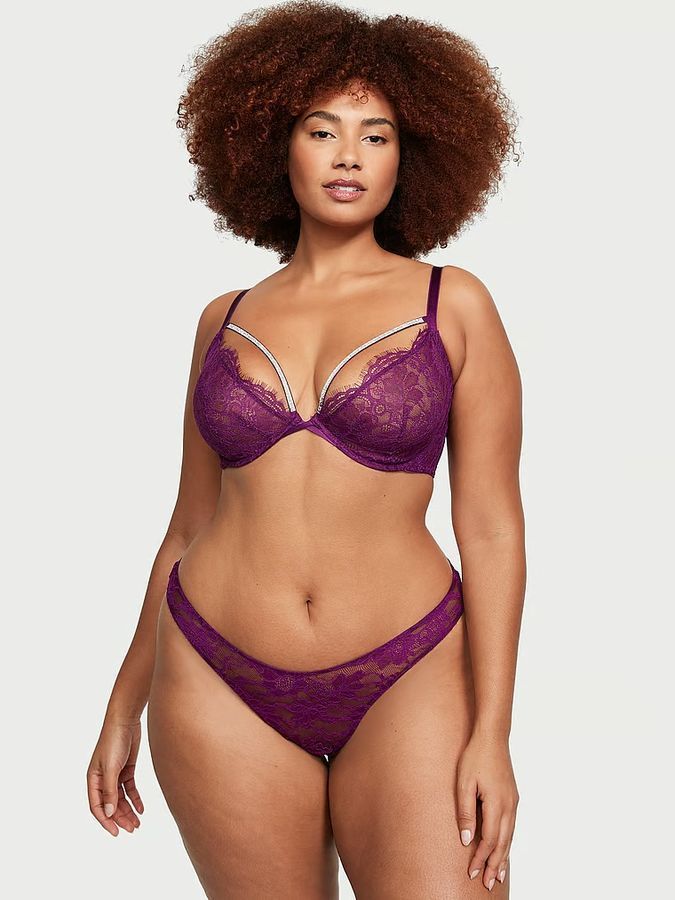 Трусики тонг Shine Strap Cutout Back Very Sexy Victoria's Secret