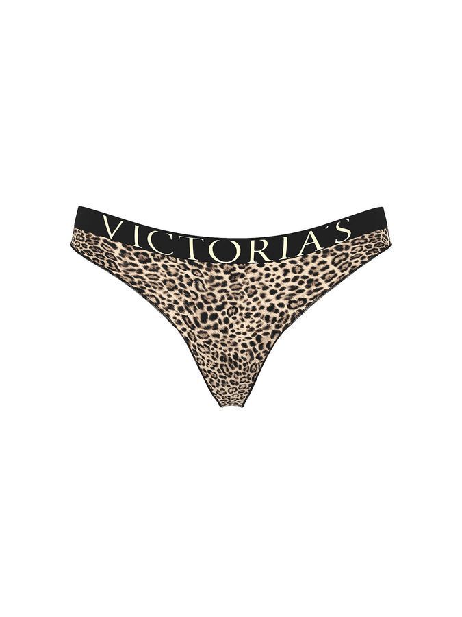 Трусики тонг Exploded Logo Cotton Victoria's Secret
