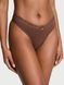 Бавовняні трусики тонг Lace-Waist Stretch Cotton Victoria's Secret - 1