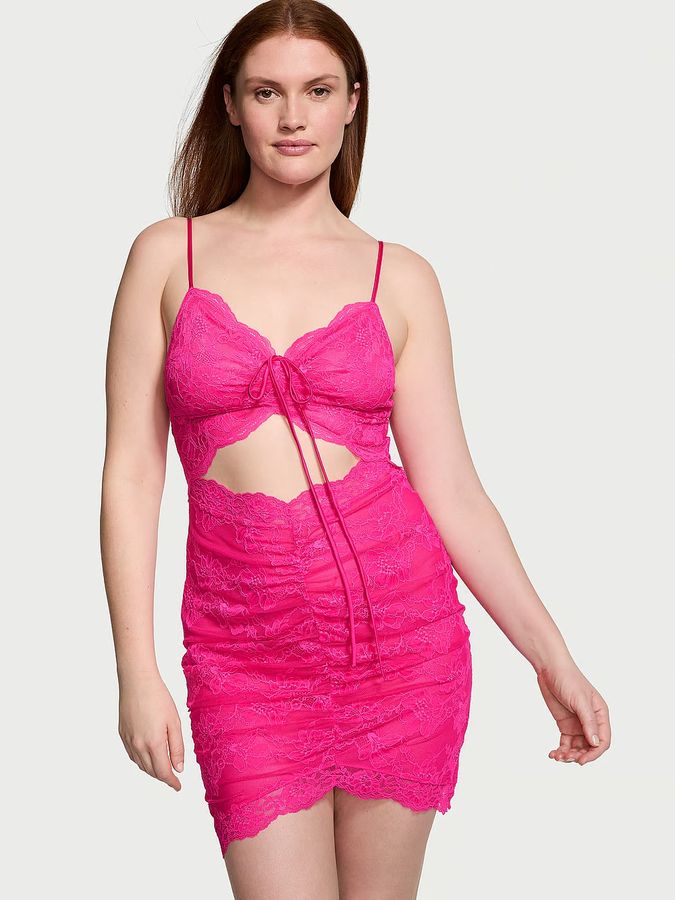 Пеньюар Ruched Lace Slip Victoria's Secret