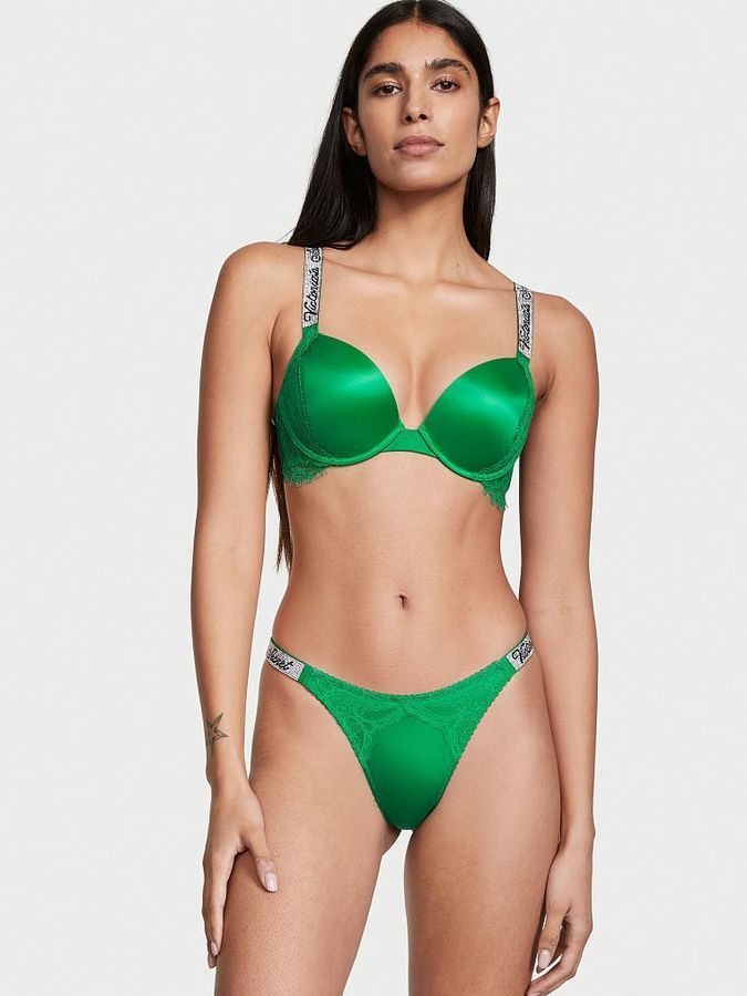 Трусики тонг Shine Lace Very Sexy Victoria's Secret