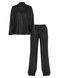 Атласна піжама з штанами Glazed Satin Long PJ Set Victoria's Secret - 3