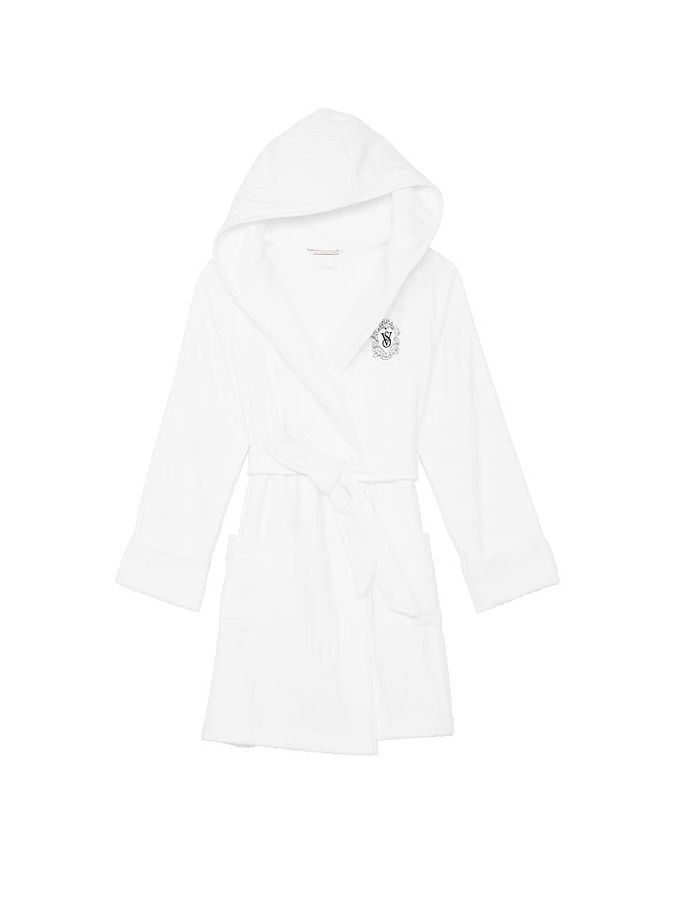 Махровий халат Terry Hooded Short Robe Victoria's Secret