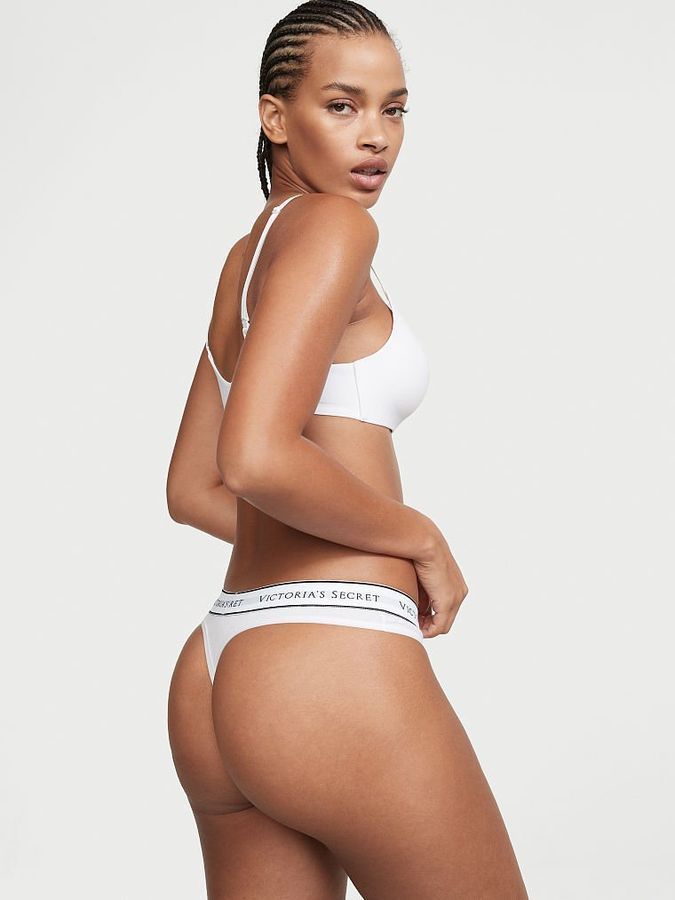 Трусики стринги Logo Cotton Victoria's Secret