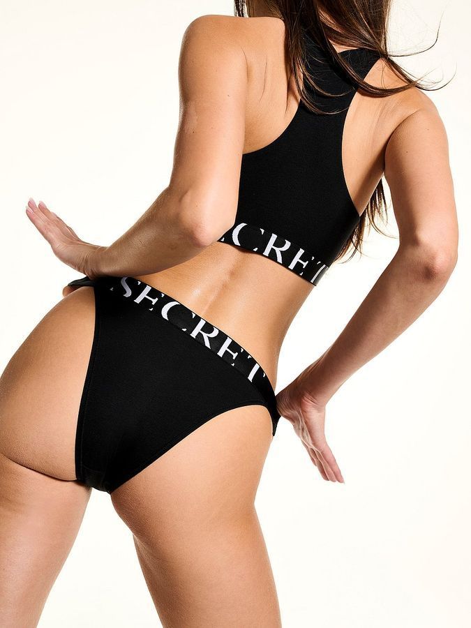 Бавовняні трусики-сліпи Logo 90s Victoria's Secret