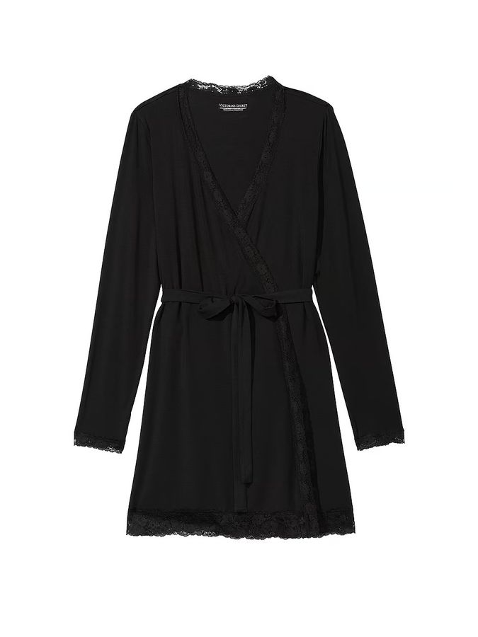 Халат Modal Lace-Trim Robe Victoria's Secret