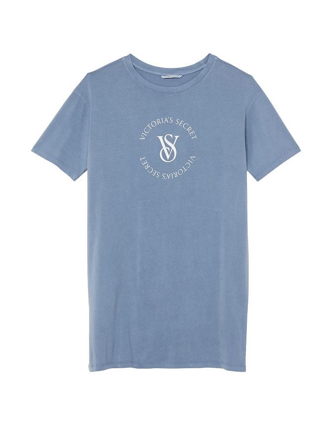 Хлопковая ночная рубашка Oversize Sleepshirt Victoria's Secret
