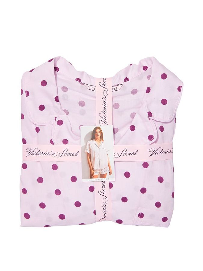 Бавовняна піжама з шортами PJ Set Victoria's Secret