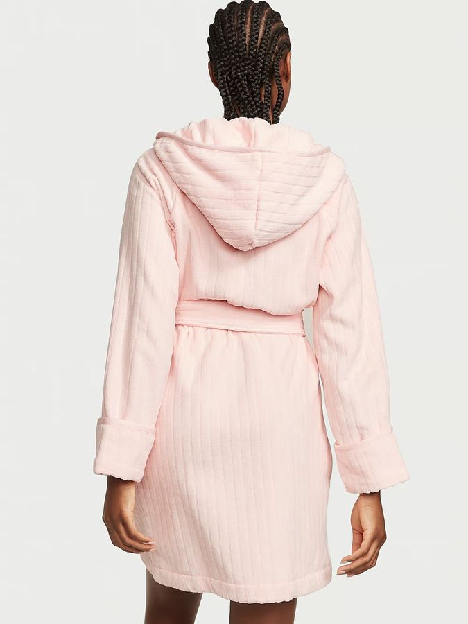 Махровый халат Terry Hooded Short Robe Victoria's Secret