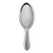 Большая массажная щетка для волос Chromium Line Pneumatic Hairbrush With Metallic Pins Large Janeke - 1