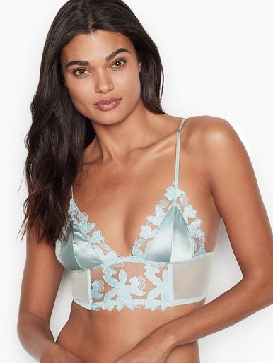 Бюстьє Floral Embroidered Bralette Luxe Lingerie Victoria's Secret