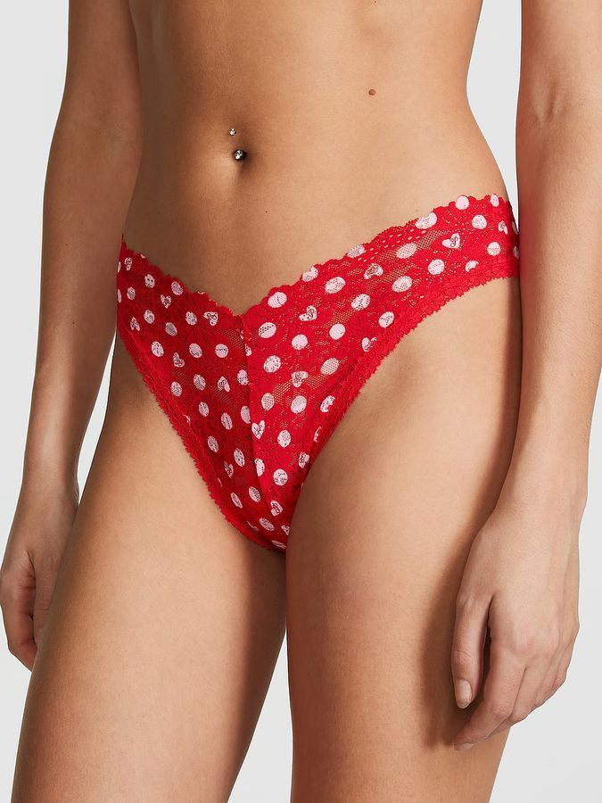Кружевные трусики бразилианы Wink V-front PINK