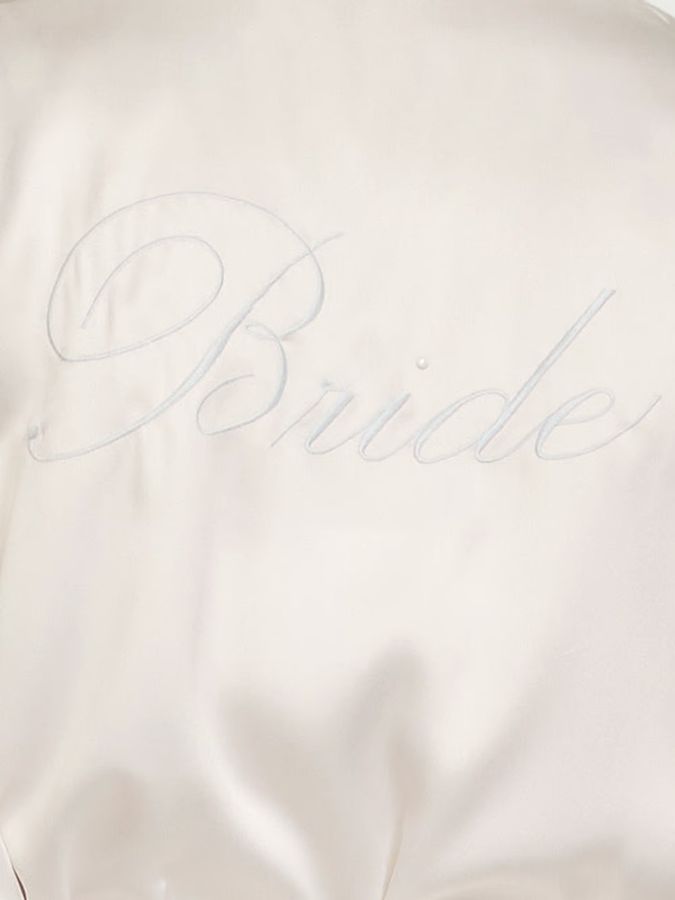 Довгий атласний халат Bride Satin Long Robe Victoria's Secret