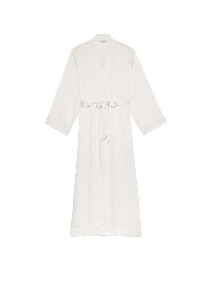 Длинный атласный халат Bride Satin Long Robe Victoria's Secret