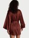 Атласный халат Satin Short Wrap Robe Victoria's Secret - 2