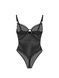 Боді Tease Sheer Stripe Lace-Trim Cupped  - 3